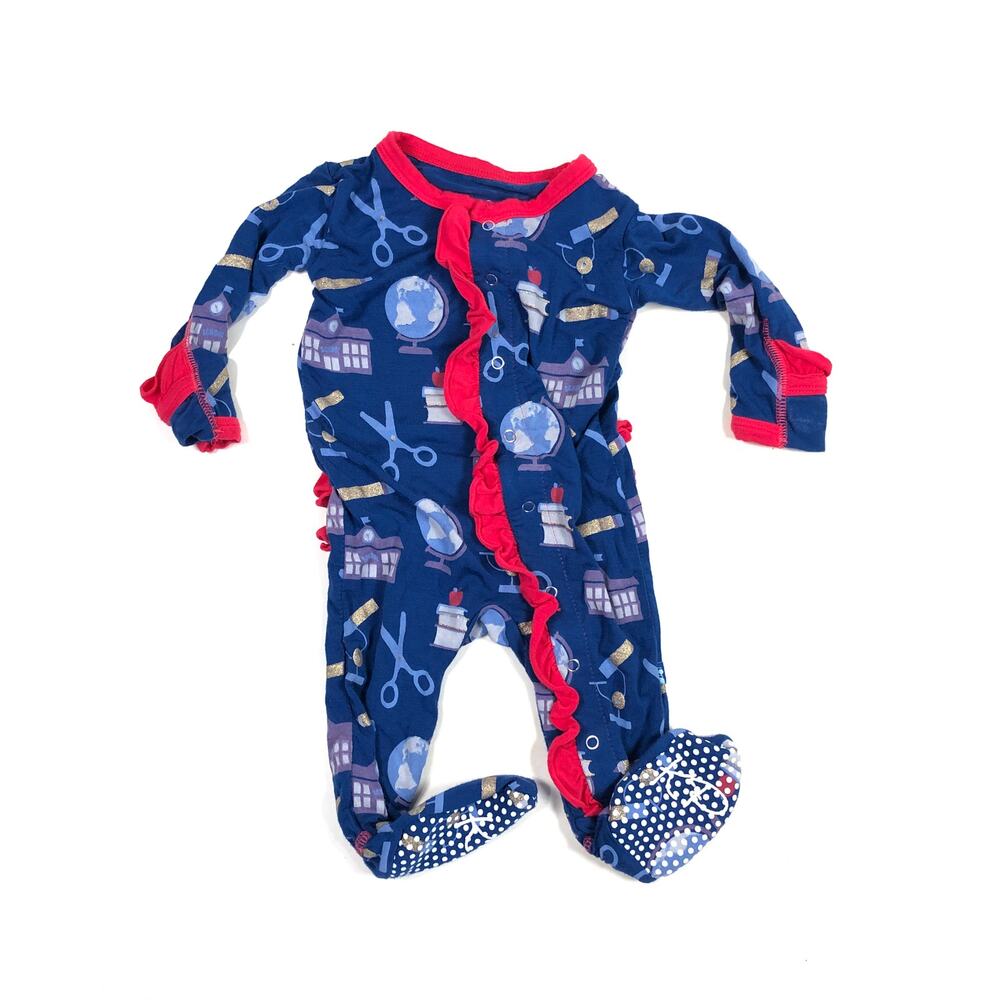 KICKEE PANTS BABY PJS SIZE 3/6M